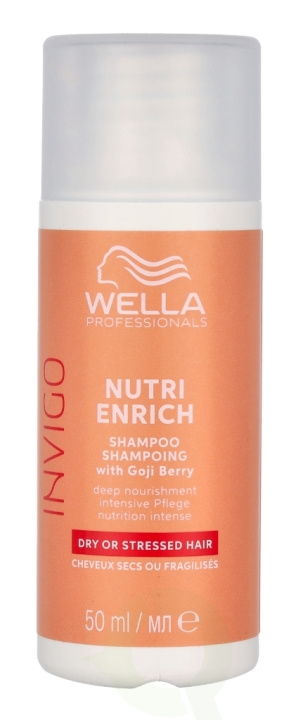 Wella Invigo - Nutri-Enrich Deep Nourishing Shampoo 50 ml With Goij Berry/Dry Or Stressed Hair in the group BEAUTY & HEALTH / Hair & Styling / Hair care / Schampoo at TP E-commerce Nordic AB (C56866)