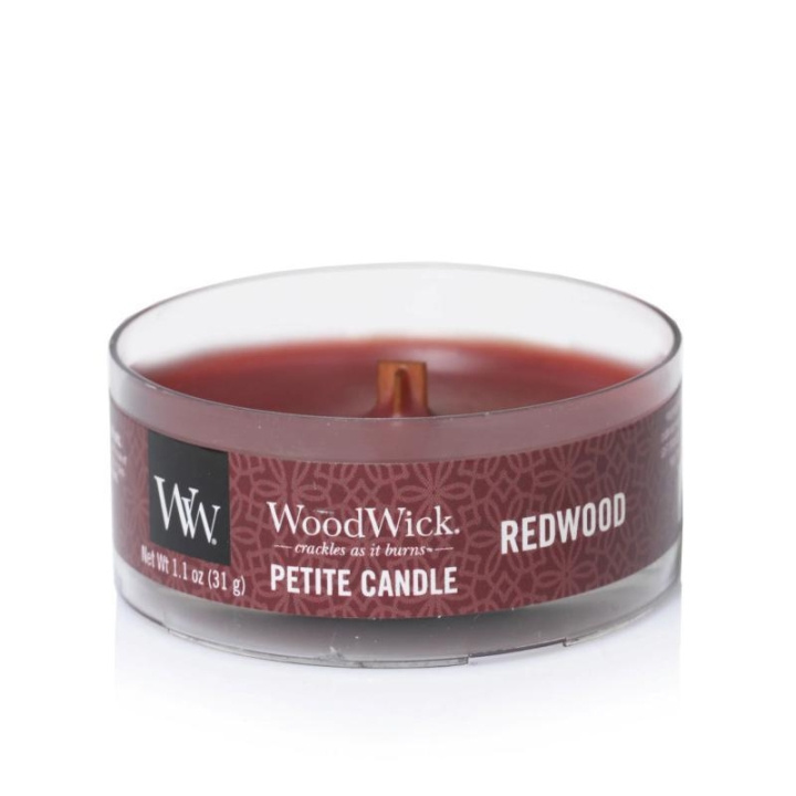 WoodWick Petite - Redwood in the group BEAUTY & HEALTH / Fragrance & Perfume / Other fragrances / Scented candles at TP E-commerce Nordic AB (C56934)