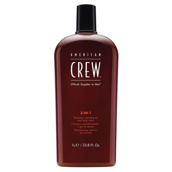 American Crew Classic 3-in-1 1000ml in the group BEAUTY & HEALTH / Hair & Styling / Hair care / Schampoo at TP E-commerce Nordic AB (C56935)