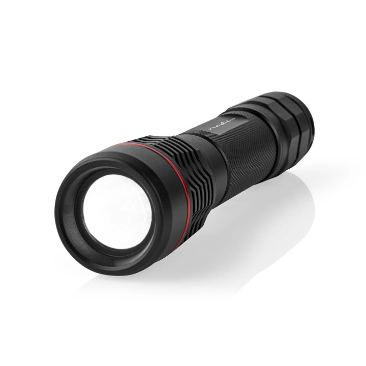 Nedis LED Torch | Battery Powered | 3.7 V DC | 10 W | N/A | Batteries included | Rechargeable | Rated luminous flux: 1000 lm | Light range: 200 m | Beam angle: 10 ° in the group Sport, leisure & Hobby / Flashlights & Head lamps / Flashlights at TP E-commerce Nordic AB (C57027)