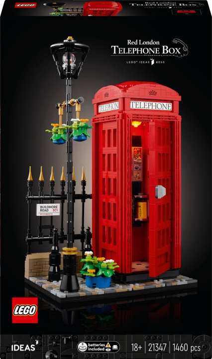 LEGO Idéer 21347 - London Röda telefonkiosken in the group TOYS, KIDS & BABY PRODUCTS / Toys / Building toys / Lego at TP E-commerce Nordic AB (C57354)