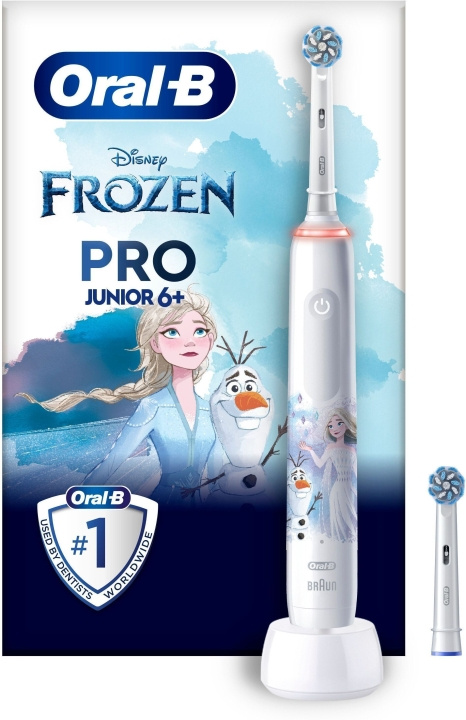 Oral B Pro Junior Frozen - elektrisk tandborste in the group BEAUTY & HEALTH / Oral care / Electric toothbrushes at TP E-commerce Nordic AB (C57813)