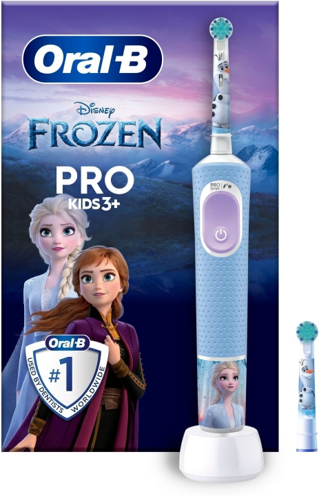 Oral B Vitality Pro Kids Frozen - elektrisk tandborste in the group BEAUTY & HEALTH / Oral care / Electric toothbrushes at TP E-commerce Nordic AB (C57815)