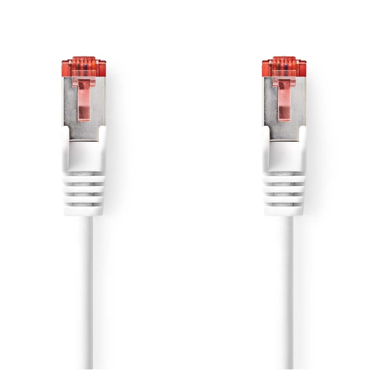 Nedis CAT6 Cable | RJ45 Male | RJ45 Male | S/FTP | 10.0 m | Indoor | Round | LSZH | White | Box in the group COMPUTERS & PERIPHERALS / Computer cables / Network cables / Cat6 at TP E-commerce Nordic AB (C57873)