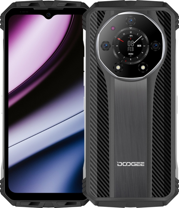 Doogee S110 telefon, 256/12 GB, silver in the group SMARTPHONE & TABLETS / Mobile phones & smartphones at TP E-commerce Nordic AB (C58046)