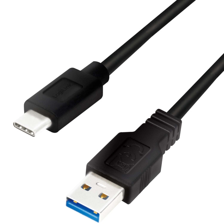 LogiLink USB-A - USB-C-kabel USB 3.2 Gen1 15W 0,15m in the group COMPUTERS & PERIPHERALS / Computer cables / USB / USB-A / Cables at TP E-commerce Nordic AB (C58109)