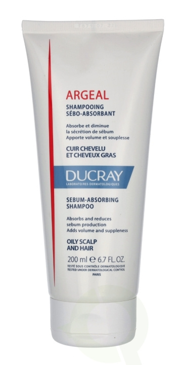 Ducray Argeal Serum-Absorbing Shampoo 200 ml in the group BEAUTY & HEALTH / Hair & Styling / Hair care / Schampoo at TP E-commerce Nordic AB (C58241)