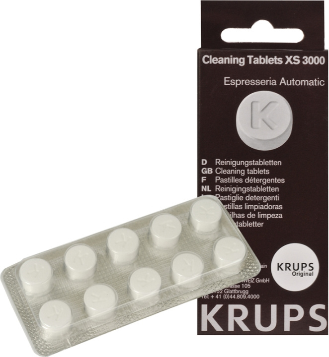 Krups Espresso Rengöringstabletter in the group HOME, HOUSEHOLD & GARDEN / Household appliances / Coffee makers and accessories / Filters & Accessories at TP E-commerce Nordic AB (C58447)