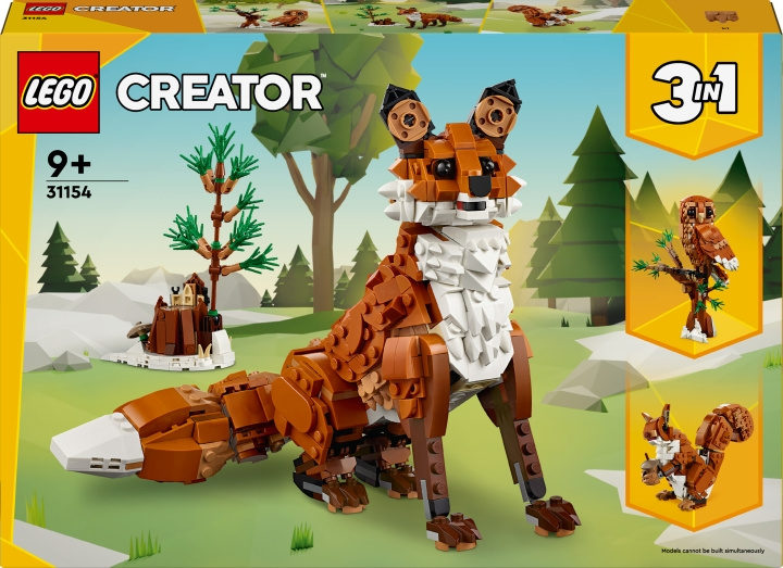 LEGO Creator 31154 - Skogens djur Räv in the group TOYS, KIDS & BABY PRODUCTS / Toys / Building toys / Lego at TP E-commerce Nordic AB (C58540)