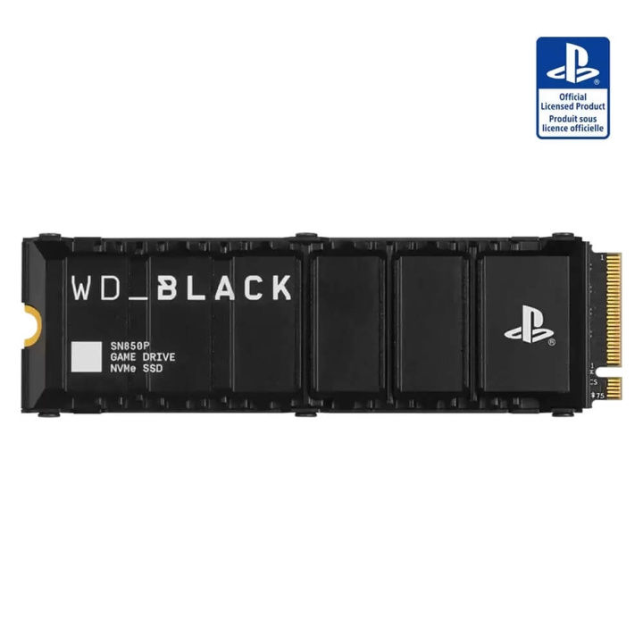 Western Digital WD Black SN850P NVMe SSD for PS5 2TB in the group COMPUTERS & PERIPHERALS / Computer components / Harddrives / SSD at TP E-commerce Nordic AB (C58637)