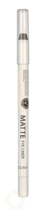 Gosh Matte Eyeliner 1.2 g 001 Dover White in the group BEAUTY & HEALTH / Makeup / Eyes & Eyebrows / Eyeliner / Kajal at TP E-commerce Nordic AB (C58733)