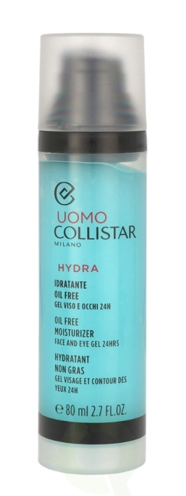 Collistar Uomo Hydra Oil Free Moisturizer Face And Eye Gel 80 ml in the group BEAUTY & HEALTH / Skin care / Face / Face creams at TP E-commerce Nordic AB (C59011)