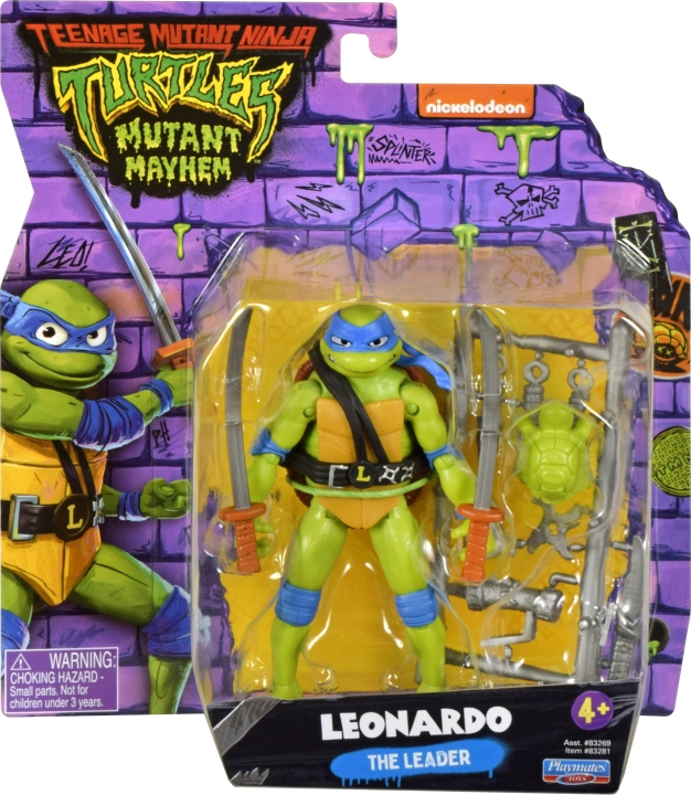 Teenage Mutant Ninja Turtles: Mutant Mayhem Leonardo-figur in the group TOYS, KIDS & BABY PRODUCTS / Toys / Toys at TP E-commerce Nordic AB (C59135)