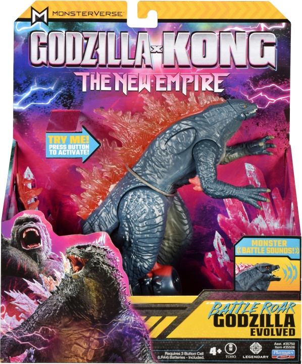 Godzilla x Kong: The New Empire Deluxe Battle Roar Godzilla Evolved Figure, 17,5 cm in the group TOYS, KIDS & BABY PRODUCTS / Toys / Figures, Miniatures & accessories at TP E-commerce Nordic AB (C59145)