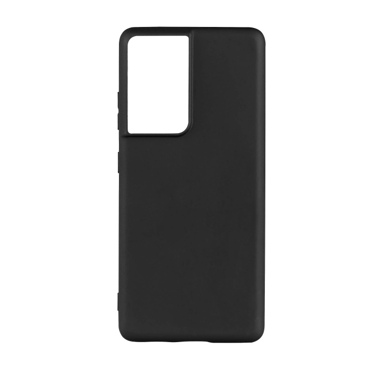 Essentials Samsung Galaxy S21 Ultra TPU back cover, black in the group SMARTPHONE & TABLETS / Phone cases / Samsung at TP E-commerce Nordic AB (C59146)