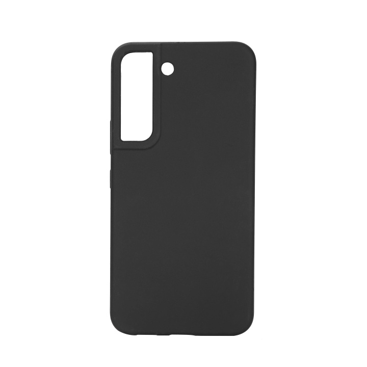 Essentials Samsung Galaxy S21 FE silicone back cover, Black in the group SMARTPHONE & TABLETS / Phone cases / Samsung at TP E-commerce Nordic AB (C59185)