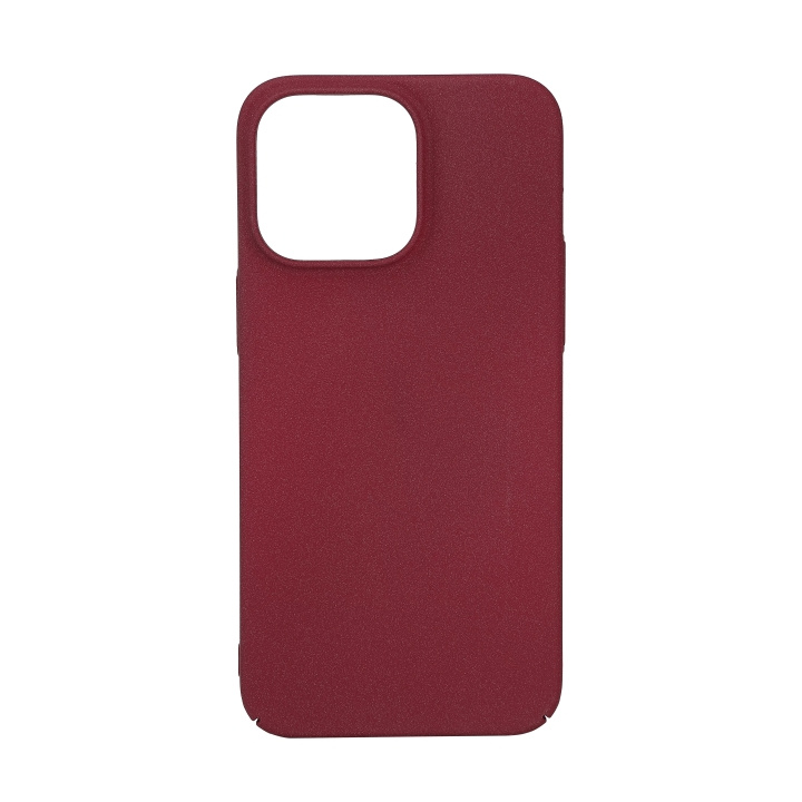 Essentials iPhone 15 Pro Max sand bursted back cover, burgundy in the group SMARTPHONE & TABLETS / Phone cases / Apple / iPhone 15 at TP E-commerce Nordic AB (C59561)