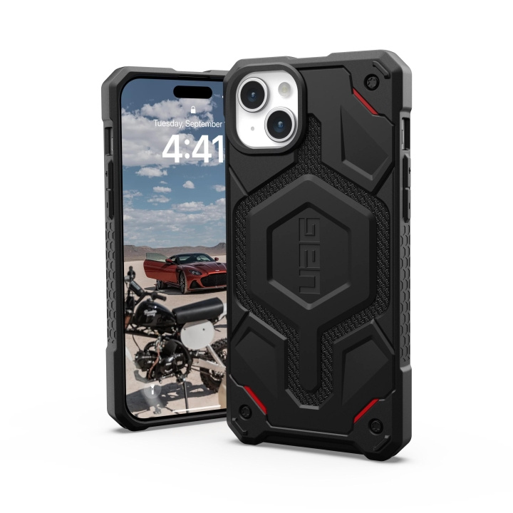 Urban Armor Gear iPhone 15 Plus Monarch Pro - Kevlar Black in the group SMARTPHONE & TABLETS / Phone cases / Apple / iPhone 15 at TP E-commerce Nordic AB (C59740)