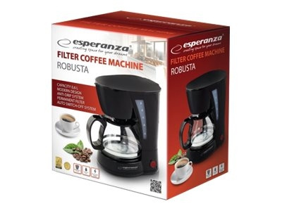 Esperanza ROBUSTA Kaffemaskin 0.6liter in the group HOME, HOUSEHOLD & GARDEN / Household appliances / Coffee makers and accessories / Drip coffee makers at TP E-commerce Nordic AB (C60432)