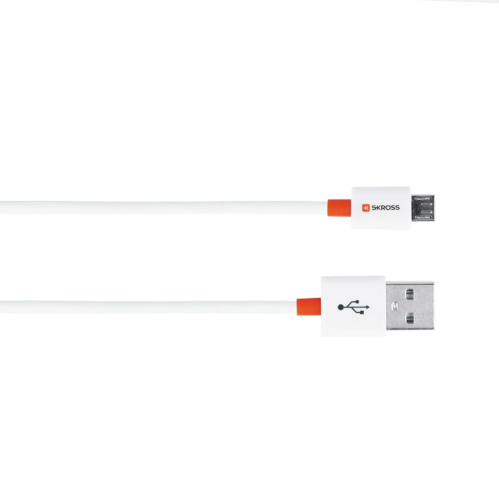 SKROSS Sync/Charge MicroUSB, 1m in the group COMPUTERS & PERIPHERALS / Computer cables / USB / Micro-USB / Cables at TP E-commerce Nordic AB (C60758)