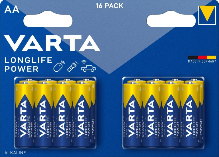 Varta Longlife Power AA 16 Pack (B) in the group HOME ELECTRONICS / Batteries & Chargers / Batteries / AA at TP E-commerce Nordic AB (C60779)