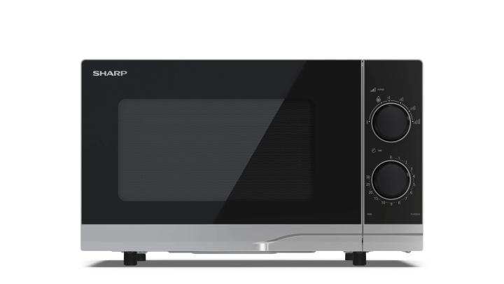 Sharp YC-PS201AE-S Microwave Freestanding 700W 20 liters Silver in the group HOME, HOUSEHOLD & GARDEN / Household appliances / Microwave ovens at TP E-commerce Nordic AB (C61013)