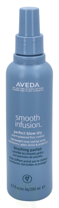 Aveda Smooth Infusion Perfect Blow Dry Spray 200 ml Lightweight Heat Styling Spray in the group BEAUTY & HEALTH / Hair & Styling / Hair care / Schampoo at TP E-commerce Nordic AB (C61149)