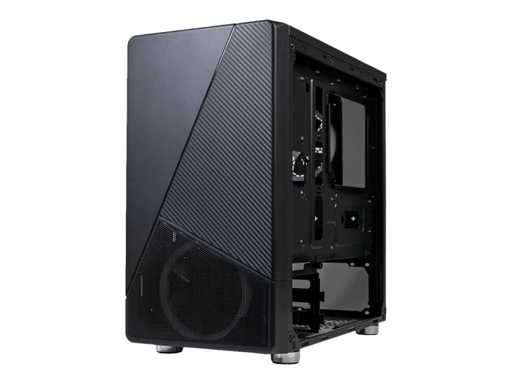 AZZA Noir Torn Micro-ATX No power supply Black in the group COMPUTERS & PERIPHERALS / Computer components / Chassis at TP E-commerce Nordic AB (C61253)