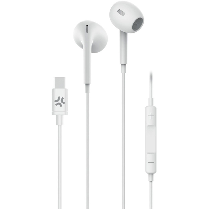 Celly UP1300 Stereoheadset Drop USB-C Vit in the group HOME ELECTRONICS / Audio & Picture / Headphones & Accessories / Headphones at TP E-commerce Nordic AB (C61391)