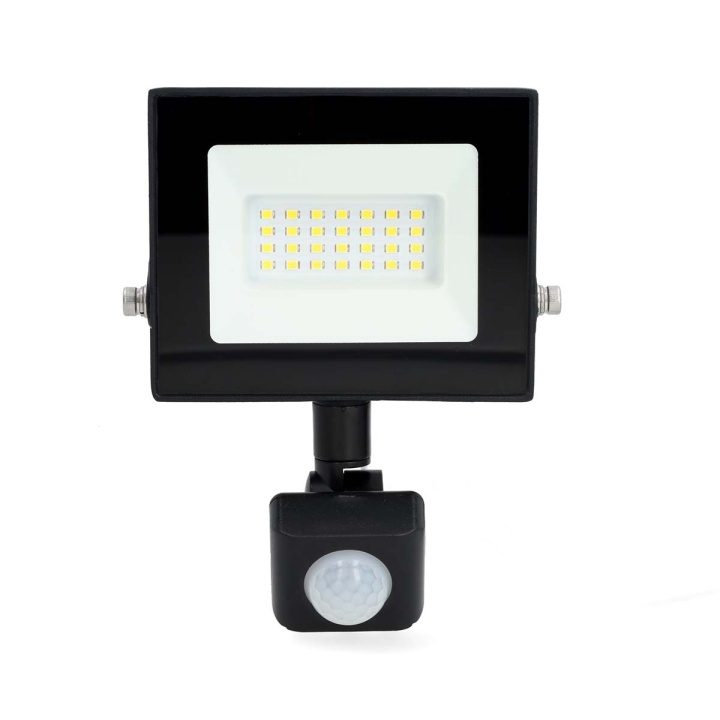 Nedis LED Floodlight | 4000 K | Rated luminous flux: 1620 lm | 20 kWh | IP44 | 1.00 m | Energy class: F | 220 - 240 V AC 50/60 Hz in the group HOME, HOUSEHOLD & GARDEN / Electricity & Lighting / Outdoor lighting / LED-floodlight at TP E-commerce Nordic AB (C61437)