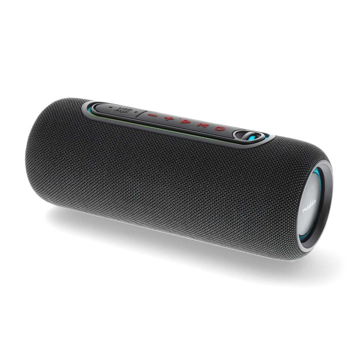 Nedis Bluetooth® Speaker | Battery play time: 4 hrs | Handheld Design | 30 W | Stereo | Built-in microphone | X5 | Linkable | Black in the group HOME ELECTRONICS / Audio & Picture / Speakers & accessories / Bluetooth Speakers / Portable speakers at TP E-commerce Nordic AB (C61438)