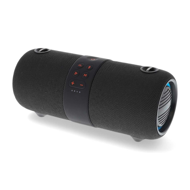 Nedis Bluetooth® Speaker | Battery play time: 6.5 hrs | Handheld Design | 40 W | Stereo | Built-in microphone | IPX6 | Linkable | Black in the group HOME ELECTRONICS / Audio & Picture / Speakers & accessories / Bluetooth Speakers / Portable speakers at TP E-commerce Nordic AB (C61439)