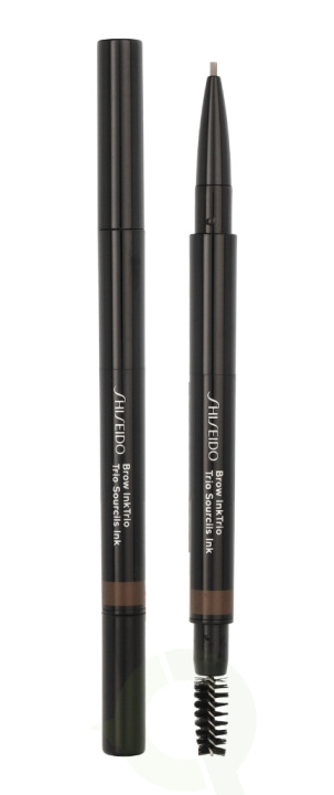 Shiseido Brow Ink Trio Brow Pencil 0.31 gr #03 Deep Brown - Pencil 0,06grPowder 0,25gr in the group BEAUTY & HEALTH / Makeup / Eyes & Eyebrows / Brow pencils at TP E-commerce Nordic AB (C61444)