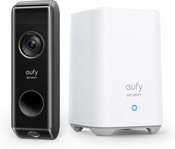 Anker eufy videodörrklocka Dubbel 2K videodörrklocka med två kameror, inkluderar en hemstation in the group HOME, HOUSEHOLD & GARDEN / Alarm & Security / Doorbells at TP E-commerce Nordic AB (C61610)