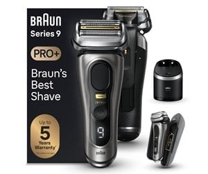 Braun Series 9 Pro+ 9575cc System wet&dry, Noble Metal in the group BEAUTY & HEALTH / Hair & Styling / Shaving & Trimming / Shavers at TP E-commerce Nordic AB (C62072)