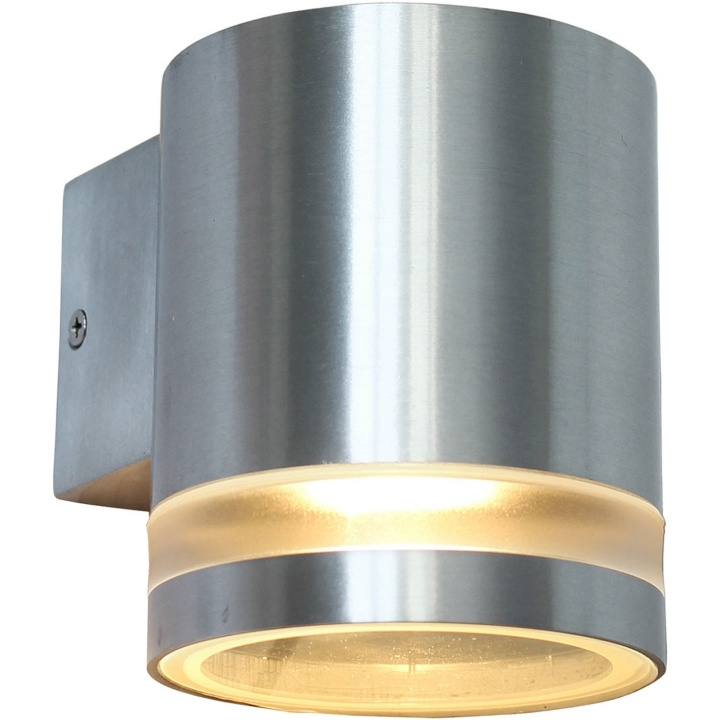 Llitt Nils I Väggarmatur GU10-sockel IP44 Aluminium in the group HOME, HOUSEHOLD & GARDEN / Electricity & Lighting / Outdoor lighting / Outdoor wall light / Outdoor wall light without sensor at TP E-commerce Nordic AB (C62106)