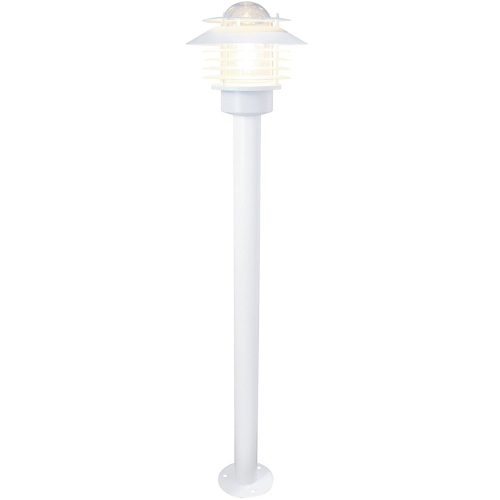 Llitt Stig Bollard Pollare 100cm E27-sockel IP44 Vit in the group HOME, HOUSEHOLD & GARDEN / Electricity & Lighting / Outdoor lighting / Garden lighting at TP E-commerce Nordic AB (C62154)