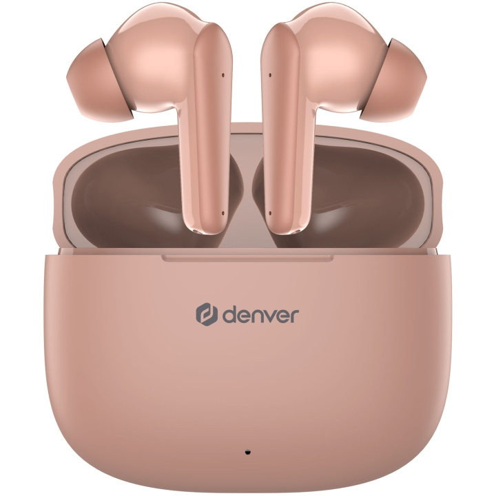 Denver TWE-48DR True wireless Bluetooth hörlur med laddetui in the group HOME ELECTRONICS / Audio & Picture / Headphones & Accessories / Headphones at TP E-commerce Nordic AB (C62198)