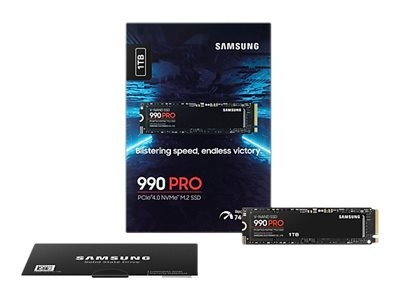 Samsung 990 PRO Solid state-drive MZ-V9P1T0BW 1TB M.2 PCI Express 4.0 x4 (NVMe) in the group COMPUTERS & PERIPHERALS / Computer components / Harddrives / SSD at TP E-commerce Nordic AB (C63531)