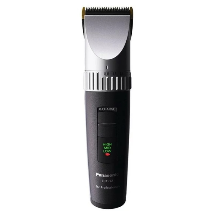 Panasonic svart metallisk hårklippare ER1512 för proffs in the group BEAUTY & HEALTH / Hair & Styling / Shaving & Trimming / Hair trimmers at TP E-commerce Nordic AB (C63838)