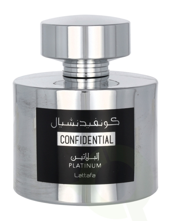 Lattafa Confidential Platinum Edp Spray 100 ml in the group BEAUTY & HEALTH / Fragrance & Perfume / Perfumes / Unisex at TP E-commerce Nordic AB (C64109)