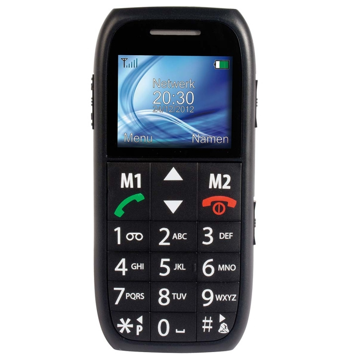 Fysic FM-7500 Simple mobile phone for seniors with SOS panic button black in the group SMARTPHONE & TABLETS / Mobile phones & smartphones at TP E-commerce Nordic AB (C64477)