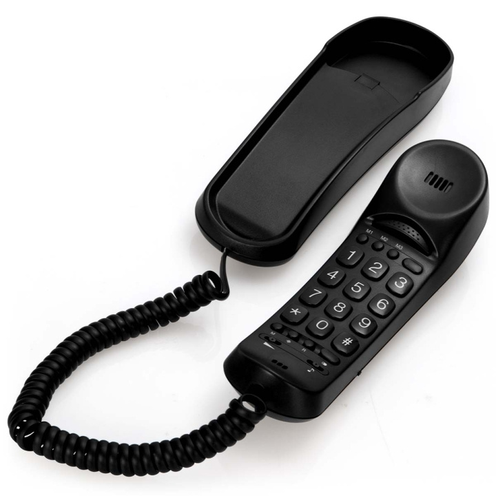 Fysic FX-2800 Corded telephone with sound amplification black in the group HOME ELECTRONICS / Audio & Picture / Fixed telephony / Table phones at TP E-commerce Nordic AB (C64478)