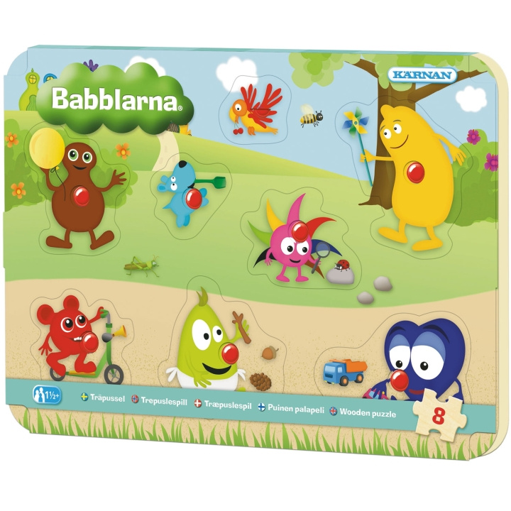 Kärnan Knoppussel Babblarna 8 bitar in the group TOYS, KIDS & BABY PRODUCTS / Toys / Kids puzzle at TP E-commerce Nordic AB (C64546)