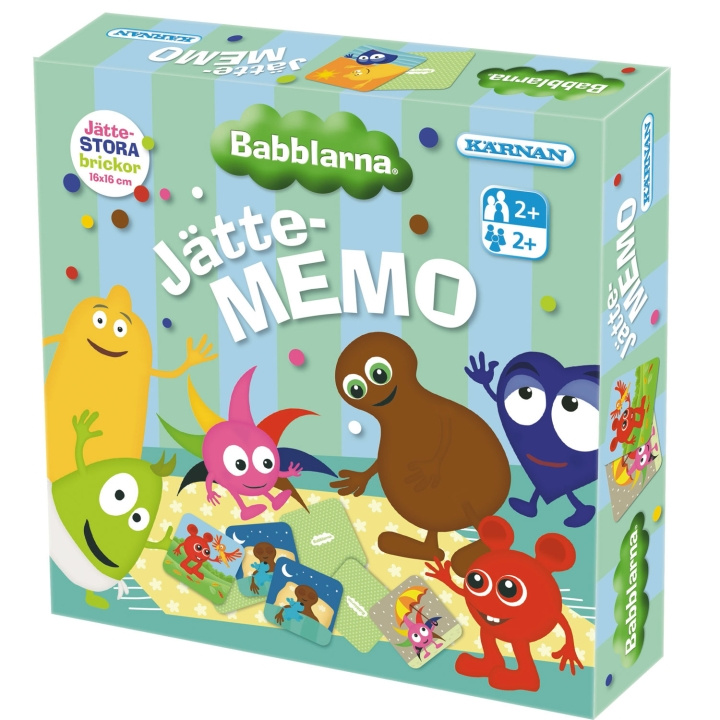 Kärnan Babblarna Jättememo in the group TOYS, KIDS & BABY PRODUCTS / Games / Children\'s games at TP E-commerce Nordic AB (C64556)