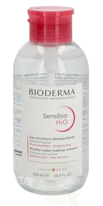 Bioderma Sensibio H2O Make-Up Removing Miceller Solution 500 ml With Pump in the group BEAUTY & HEALTH / Skin care / Face / Cleaning at TP E-commerce Nordic AB (C64679)