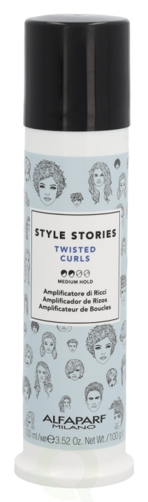 Alfaparf Style Stories Twisted Curls 100 ml Medium Hold in the group BEAUTY & HEALTH / Hair & Styling / Hair styling / Styling cream at TP E-commerce Nordic AB (C64688)