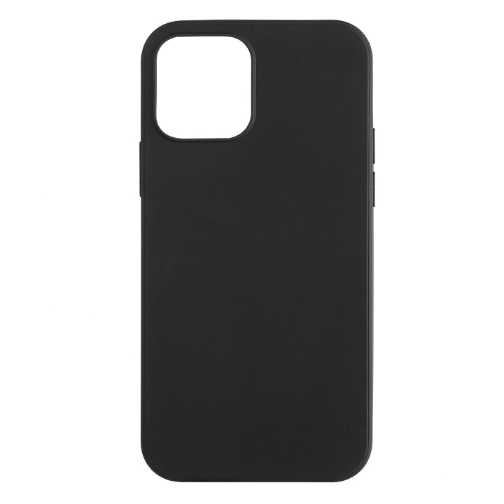 Essentials iPhone 12/12 Pro recycled TPU cover, black in the group SMARTPHONE & TABLETS / Phone cases / Apple / iPhone 12 at TP E-commerce Nordic AB (C65061)