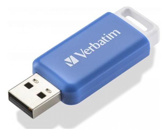 Verbatim DataBar USB 2.0 Drive Blue 64GB in the group HOME ELECTRONICS / Storage media / USB memory / USB 2.0 at TP E-commerce Nordic AB (C65246)