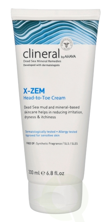 Ahava Clineral X-Zem Head-to-Toe Cream 200 ml in the group BEAUTY & HEALTH / Skin care / Body health / Body lotion at TP E-commerce Nordic AB (C65445)